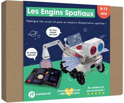 LES ENGINS SPATIAUX - KIT PANDACRAFT 8-12 ANS - FABRIQUE UN ROVER SPATIAL ET PARS EN MISSION SUR MARS ! | 9782492898259 | COLLECTIF