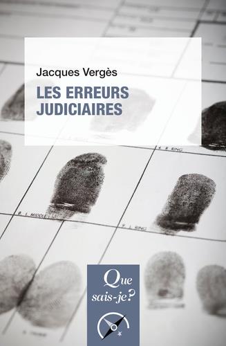 LES ERREURS JUDICIAIRES | 9782715400474 | VERGÈS, JACQUES