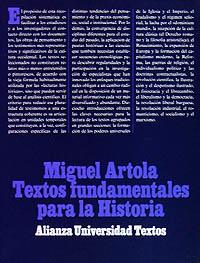 TEXTOS FUNDAMENTALES PARA LA HISTORIA | 9788420680095 | ARTOLA GALLEGO, MIGUEL