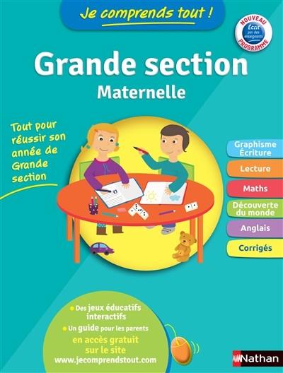 JE COMPRENDS TOUT GRANDE SECTION | 9782091893983