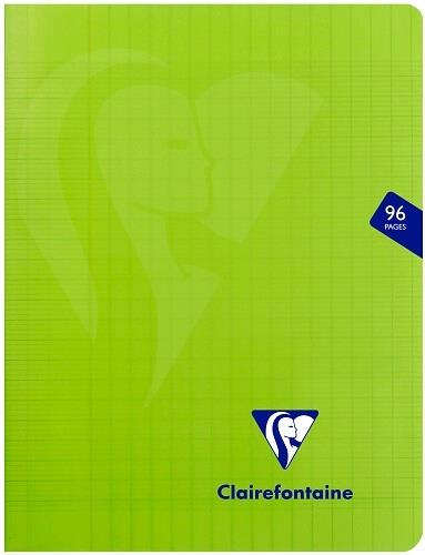 CAHIER VERT  PP 96 PAGES (17X22) SEYÈS SANS SPIRALE - CUADERNO PEQUEÑO VERDE | 3329683537410