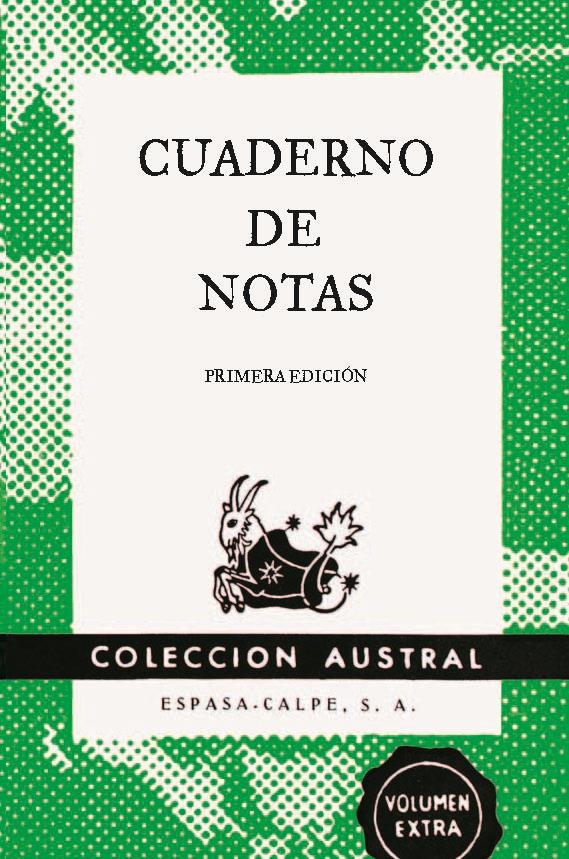 CUADERNO DE NOTAS VERDE 9X14CM | 9788467008395 | ESPASA CALPE