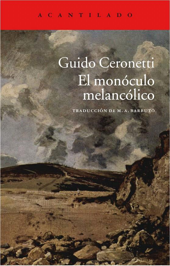 EL MONÓCULO MELANCÓLICO | 9788415689850 | CERONETTI, GUIDO