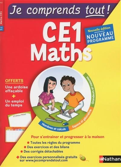 JE COMPRENDS TOUT! MATHS CE1 7-8 ANS - ÉDITION 2016 | 9782091894706 | PASCALE CHAVANETTTE-IGLESIA