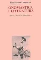 ONOMÀSTICA I LITERATURA | 9788478267132 | MIRALLES I MONTSERRAT, JOAN