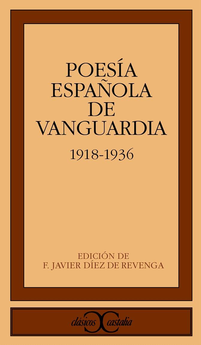 POESÍA ESPAÑOLA DE VANGUARDIA (1918-1936) | 9788470397202 | LARREA, JUAN/DIEGO, GERARDO/VARIOS AUTORES