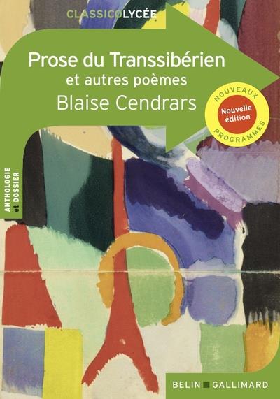 PROSE DU TRANSSIBÉRIEN BELIN | 9791035822552 | BLAISE CENDRARS