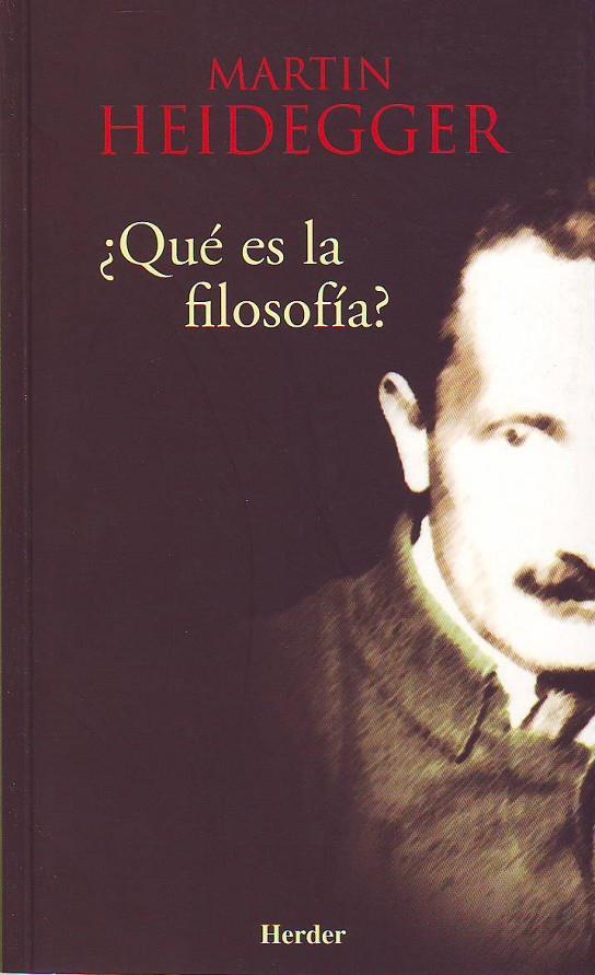 ¿QUÉ ES LA FILOSOFÍA? | 9788425423123 | HEIDEGGER, MARTIN