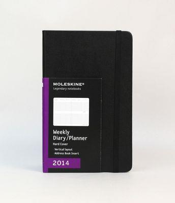 2014 DIARY WTO VERTICAL LARGE BLACK HARDCOVER | 9788866135807