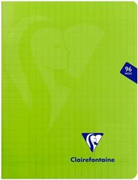 CAHIER VERT 96 PAGES PETIT FORMAT (17X22) SEYÈS SANS SPIRALE, AVEC COUVERTURE EN POLYPROPYLÈNE POUR LES LANGUES VIVANTES / PARA LOS IDIOMAS | 3329683537410