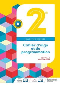 BARBAZO - CAHIER D'ALGO 2NDE - ED. 2022 | 9782017866336