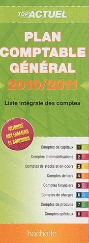 PLAN COMPTABLE GENERL 2011 | 9782011811905