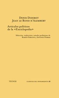 ARTÍCULOS POLÍTICOS DE LA ENCICLOPEDIA | 9788430912544 | DIDEROT, DENIS/D ' ALEMBERT, JEAN LE ROND