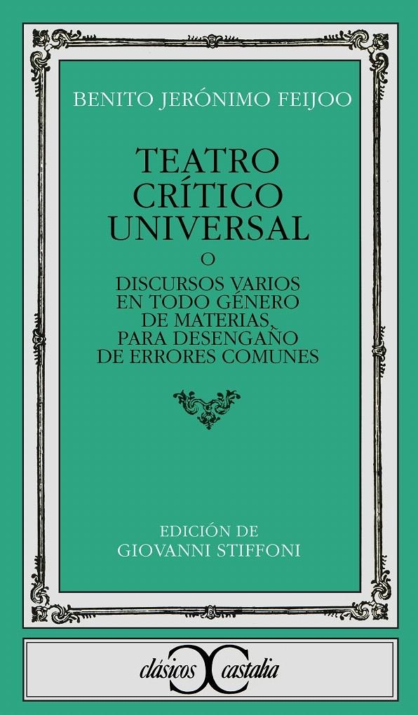 TEATRO CRÍTICO UNIVERSAL | 9788470394690 | FEIJOO, BENITO JERÓNIMO