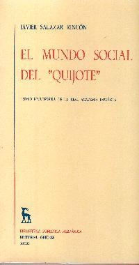 EL MUNDO SOCIAL DEL "QUIJOTE" | 9788424910600 | SALAZAR RINCÓN, JAVIER