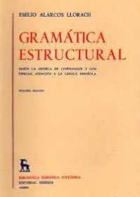 GRAMATICA ESTRUCTURAL | 9788424911058 | ALARCOS LLORACH, EMILIO