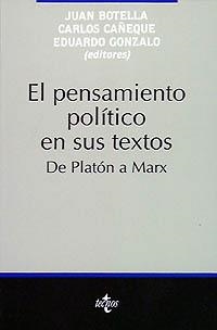 EL PENSAMIENTO POLÍTICO EN SUS TEXTOS | 9788430925223