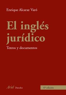 EL INGLÉS JURÍDICO | 9788434456006 | ENRIQUE ALCARAZ