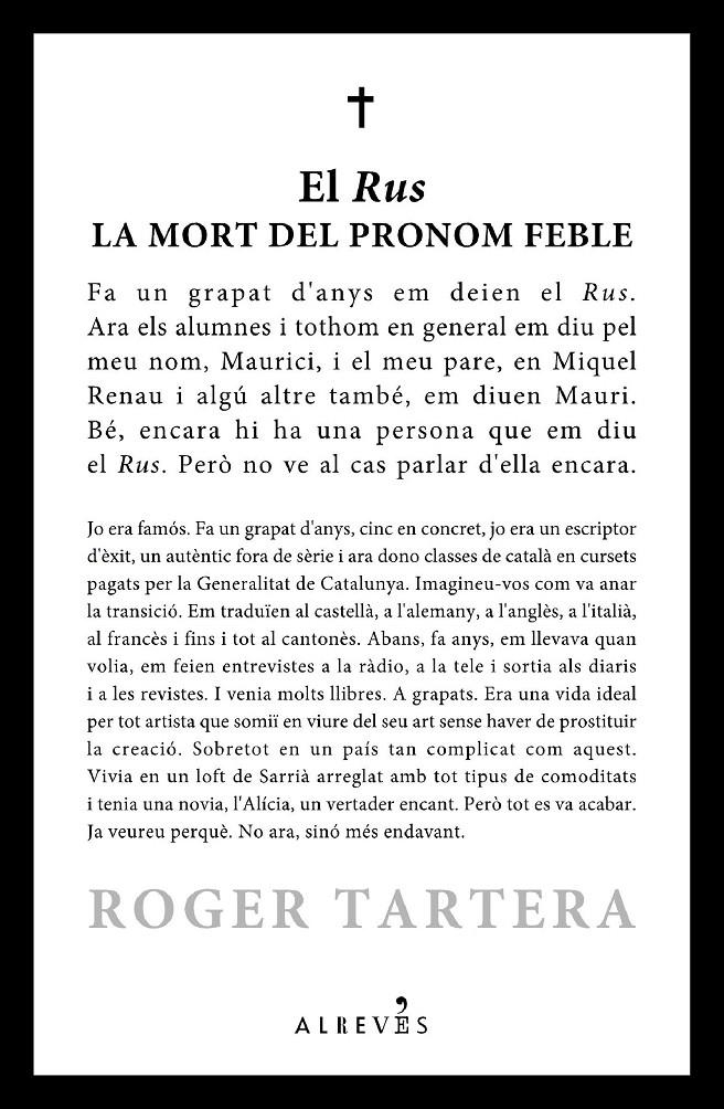 EL RUS: LA MORT DEL PRONOM FEBLE | 9788493743550 | TARTERA, ROGER