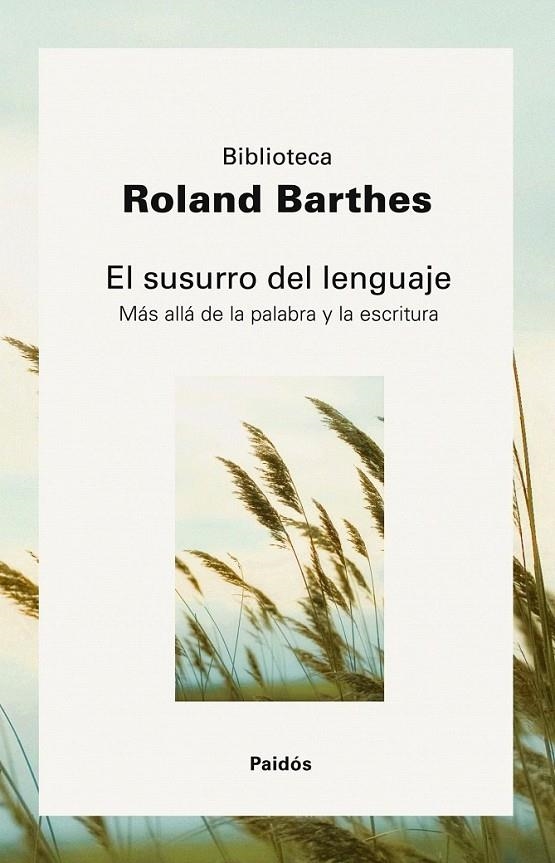 EL SUSURRO DEL LENGUAJE | 9788449322754 | ROLAND BARTHES