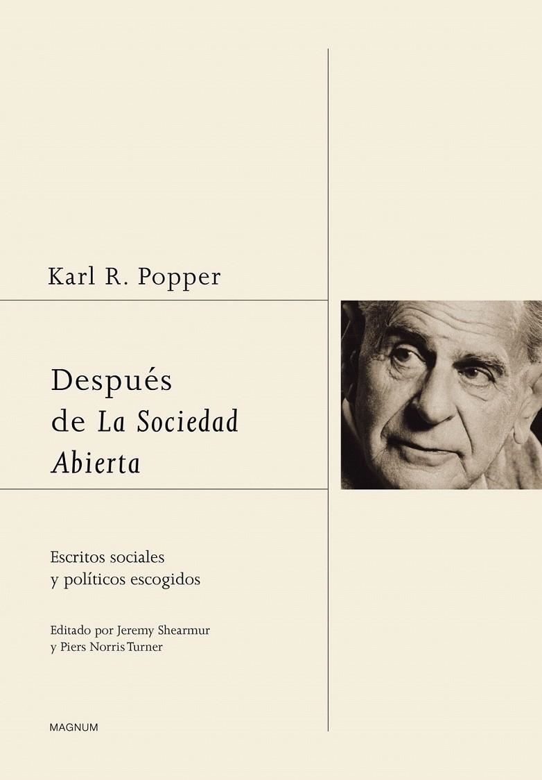 DESPUÉS DE LA SOCIEDAD ABIERTA | 9788449323584 | KARL R. POPPER