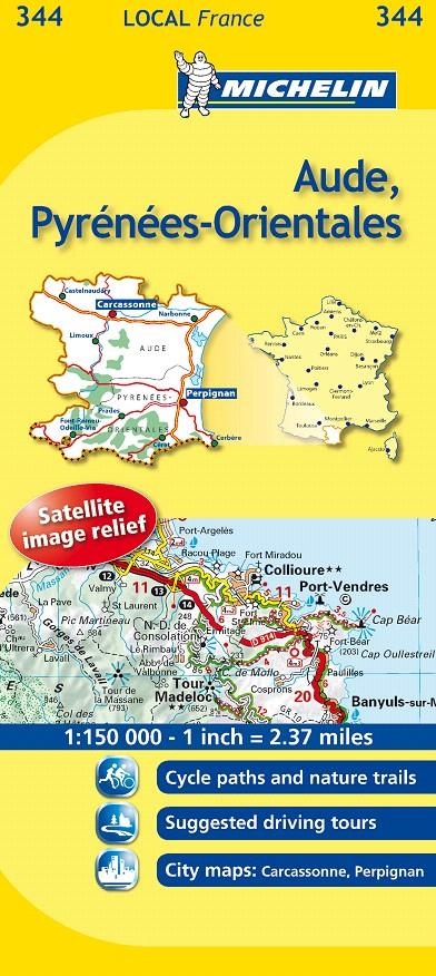 MAPA LOCAL AUDE, PYRÉNÉES-ORIENTALES | 9782067133983 | VARIOS AUTORES