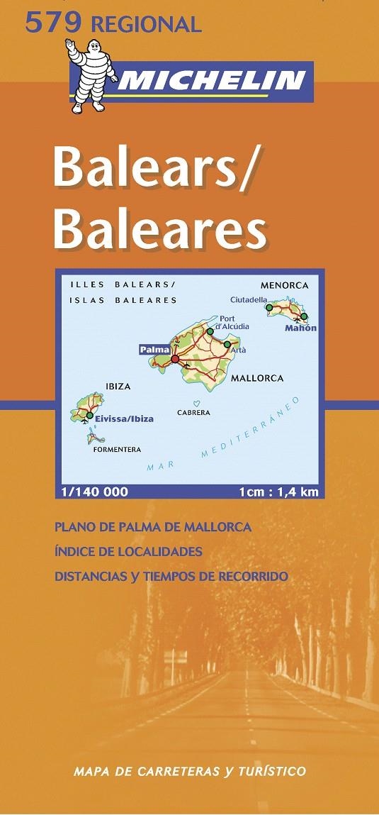 MAPA REGIONAL BALEARES | 9782067100985 | VARIOS AUTORES