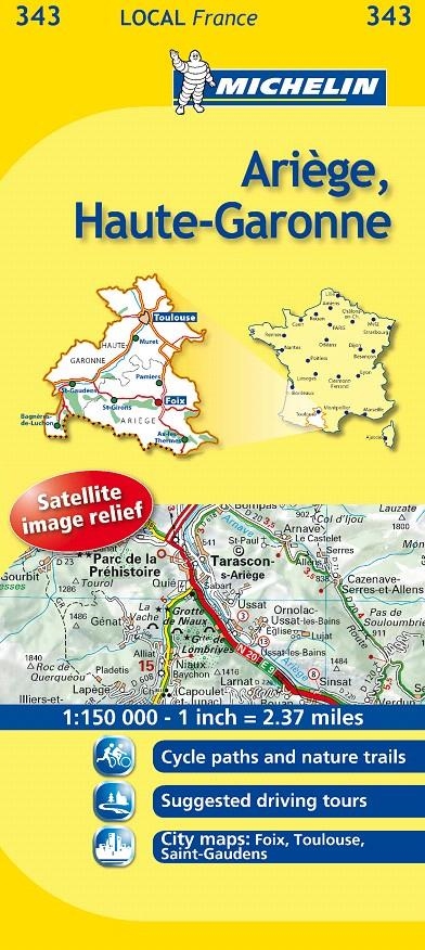 MAPA LOCAL ARIÈGE, HAUTE-GARONNE | 9782067133976 | VARIOS AUTORES