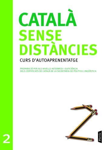 CATALÀ SENSE DISTÀNCIES 2 | 9788498090727 | DEPT. CULTURA GENERALITAT CAT.