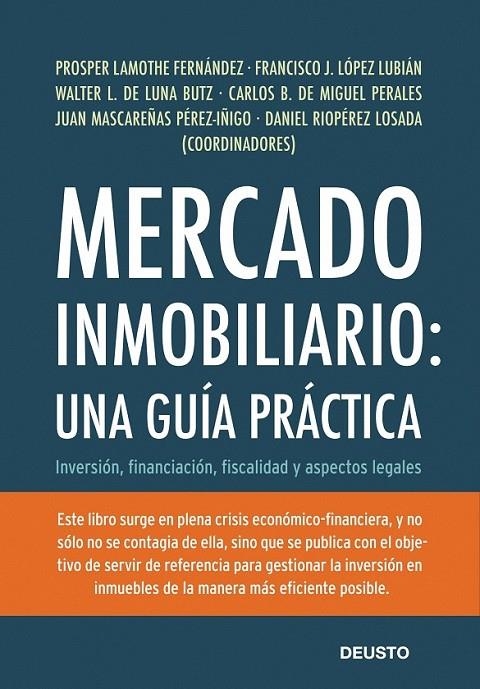 MERCADO INMOBILIARIO. UNA GUÍA PRÁCTICA | 9788423426966 | AA. VV.