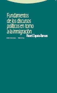 FUNDAMENTOS DE LOS DISCURSOS POLÍTICOS EN TORNO A LA INMIGRACIÓN | 9788498790214 | ZAPATA-BARRERO, RICARD