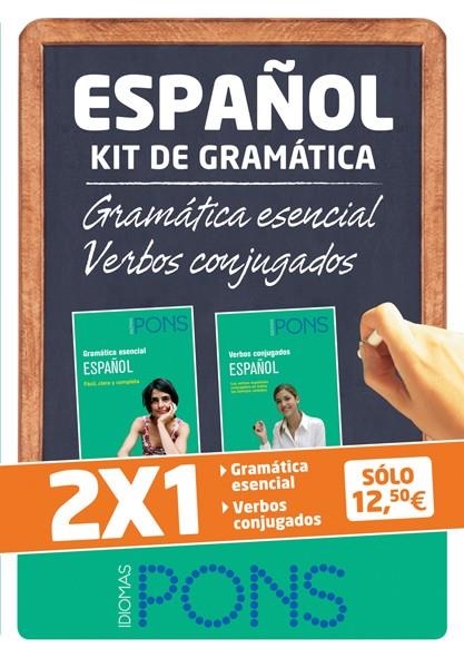 KIT DE GRAMÁTICA ESPAÑOL. GRAMÁTICA ESENCIAL + VERBOS CONJUGADOS | 9788484436423 | VARIOS AUTORES