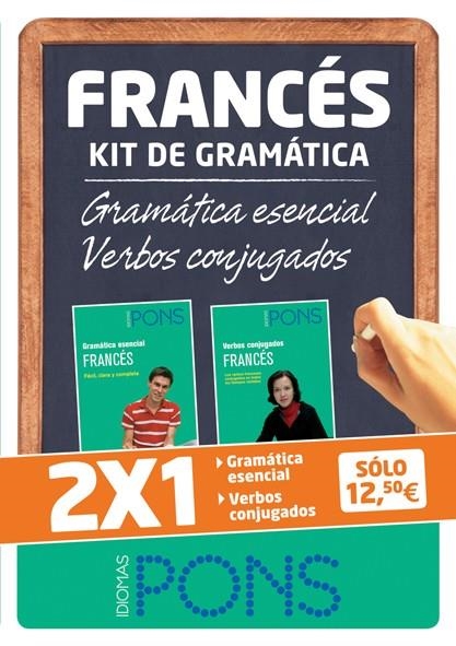 KIT DE GRAMÁTICA FRANCÉS. GRAMÁTICA ESENCIAL + VERBOS CONJUGADOS | 9788484436430 | VARIOS AUTORES