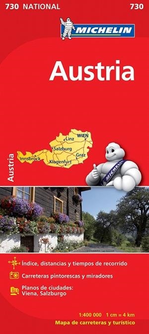 MAPA NATIONAL AUSTRIA | 9782067171756 | VARIOS AUTORES