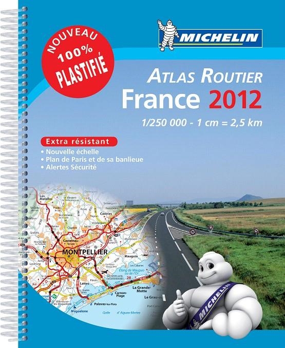 ATLAS MICHELIN FRANCIE 2012 (PLASTIFICADO) | 9782067167001 | VARIOS AUTORES