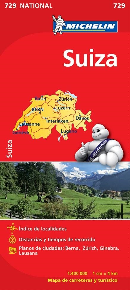 MAPA NATIONAL SUIZA | 9782067171671 | VARIOS AUTORES