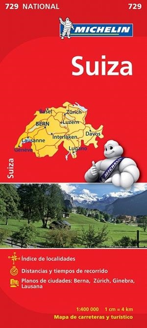 MAPA NATIONAL SUIZA | 9782067171671 | VARIOS AUTORES