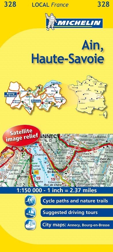 MAPA LOCAL AIN, HAUTE-SAVOIE | 9782067133822 | VARIOS AUTORES