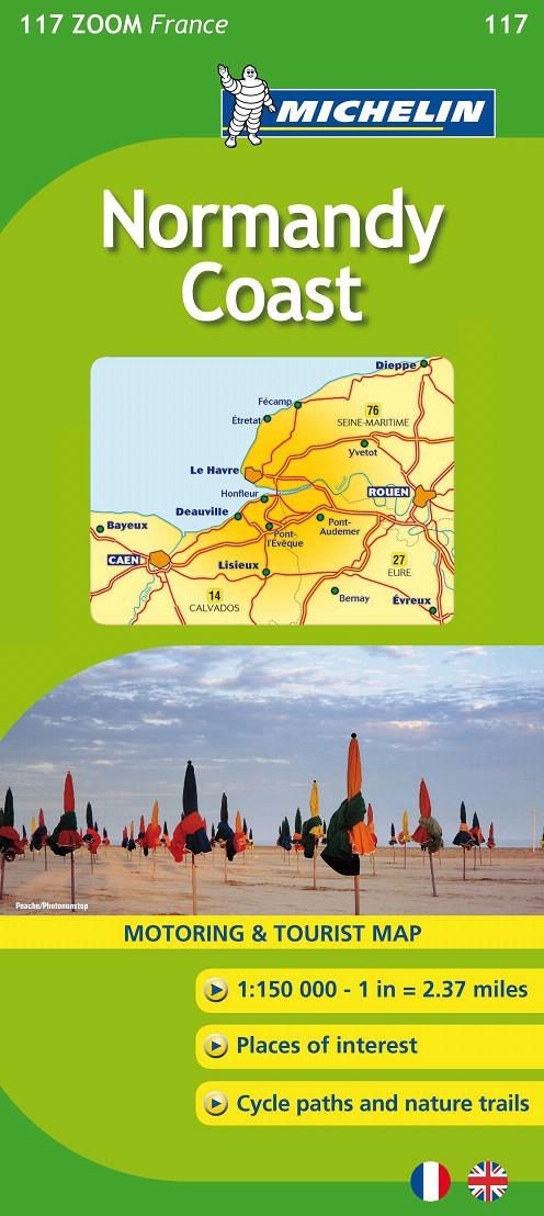 MAPA ZOOM NORMANDY COAST | 9782067157125 | VARIOS AUTORES