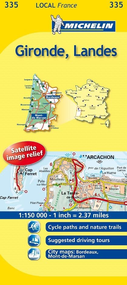 MAPA LOCAL GIRONDE, LANDES | 9782067133891 | VARIOS AUTORES