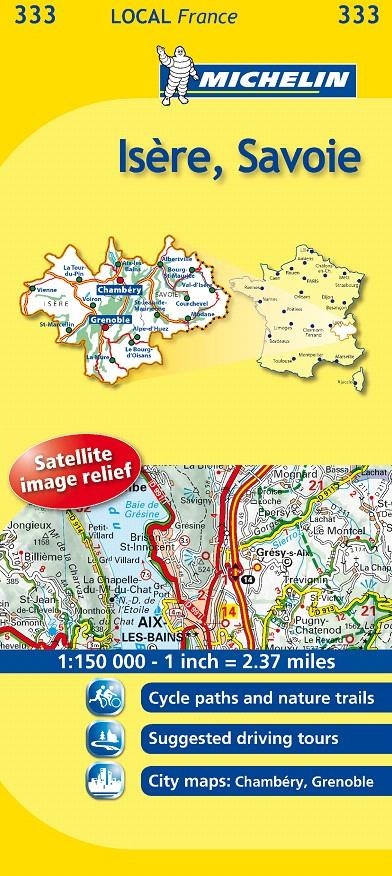 MAPA LOCAL ISÈRE, SAVOIE | 9782067133877 | VARIOS AUTORES