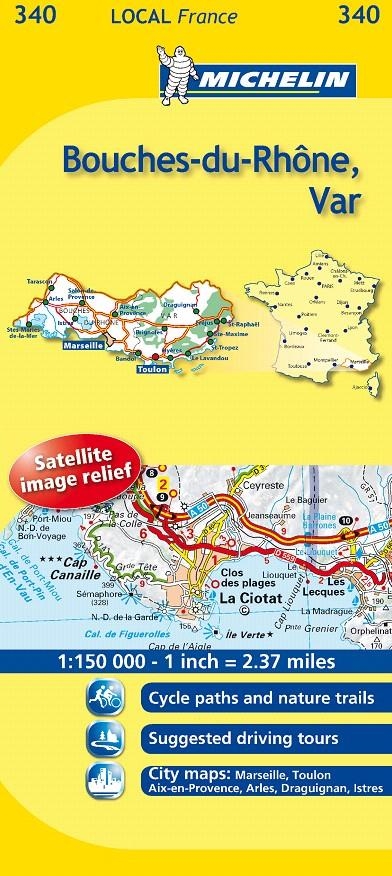 MAPA LOCAL BOUCHES-DU-RHÔNE, VAR | 9782067133945 | VARIOS AUTORES