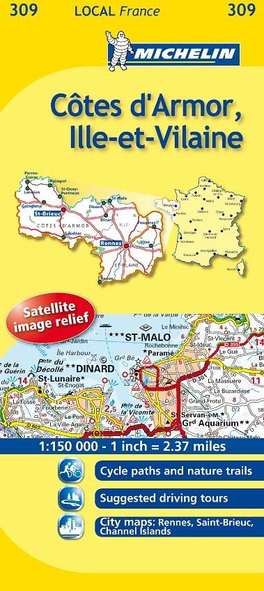 MAPA LOCAL CÔTES-D'ARMOR, ILLE-ET-VILAINE | 9782067133631 | VARIOS AUTORES