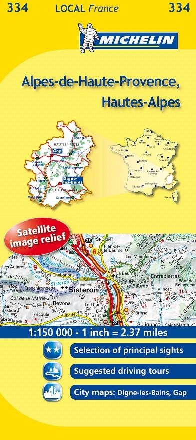 MAPA LOCAL ALPES-DE-HAUTE-PROVENCE, HAUTES-ALPES | 9782067133884 | VARIOS AUTORES