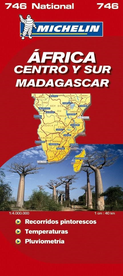 MAPA NATIONAL AFRICA CENTRO-SUR, MADAGASCAR | 9782067119055 | VARIOS AUTORES