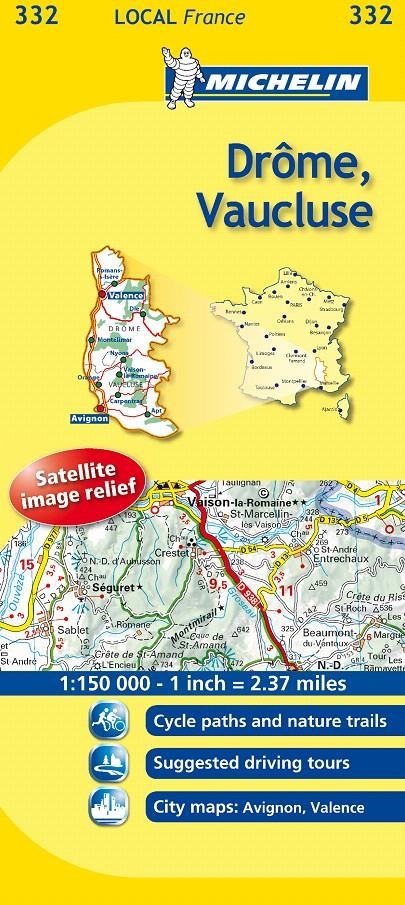 MAPA LOCAL DRÔME, VAUCLUSE | 9782067133860 | VARIOS AUTORES