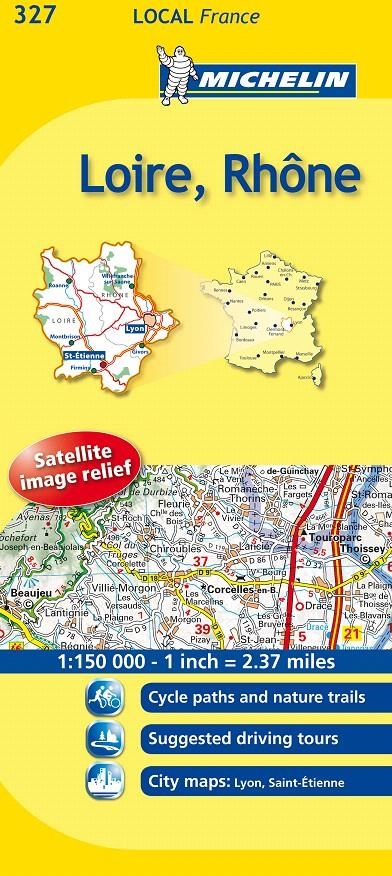 MAPA LOCAL LOIRE, RHÔNE | 9782067133815 | VARIOS AUTORES