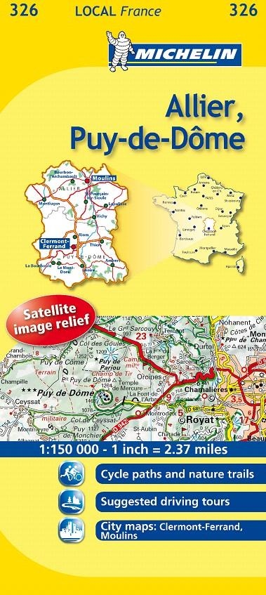 MAPA LOCAL ALLIER, PUY-DE-DÔME | 9782067133808 | VARIOS AUTORES