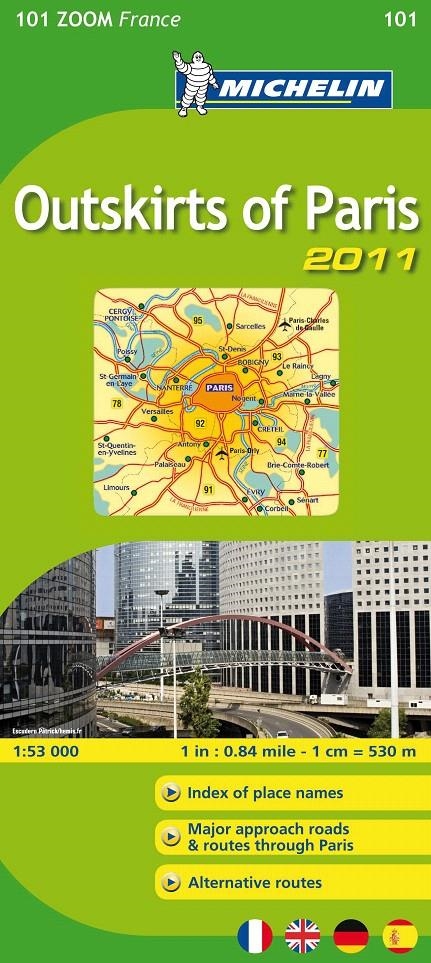 MAPA ZOOM OUTSKIRTS OF PARIS | 9782067148826 | VARIOS AUTORES