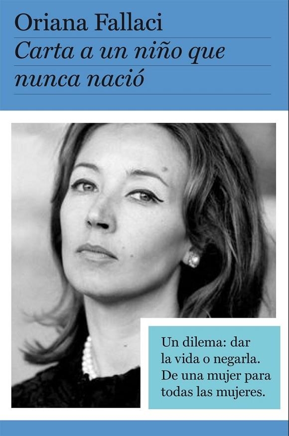 CARTA A UN NIÑO QUE NUNCA NACIÓ | 9788408004127 | ORIANA FALLACI